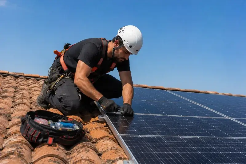Maintenance et monitoring de panneaux solaires à Santes