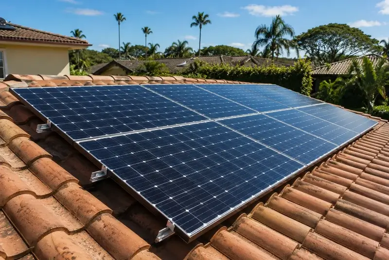 Installation de panneaux solaires à Santes